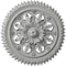 Ekena Millwork York Ceiling Medallion (Fits Canopies up to 3 5/8"), Hand-Painted Frost, 21 5/8"OD x 2 1/2"P CM21YOFRF - alternate 1